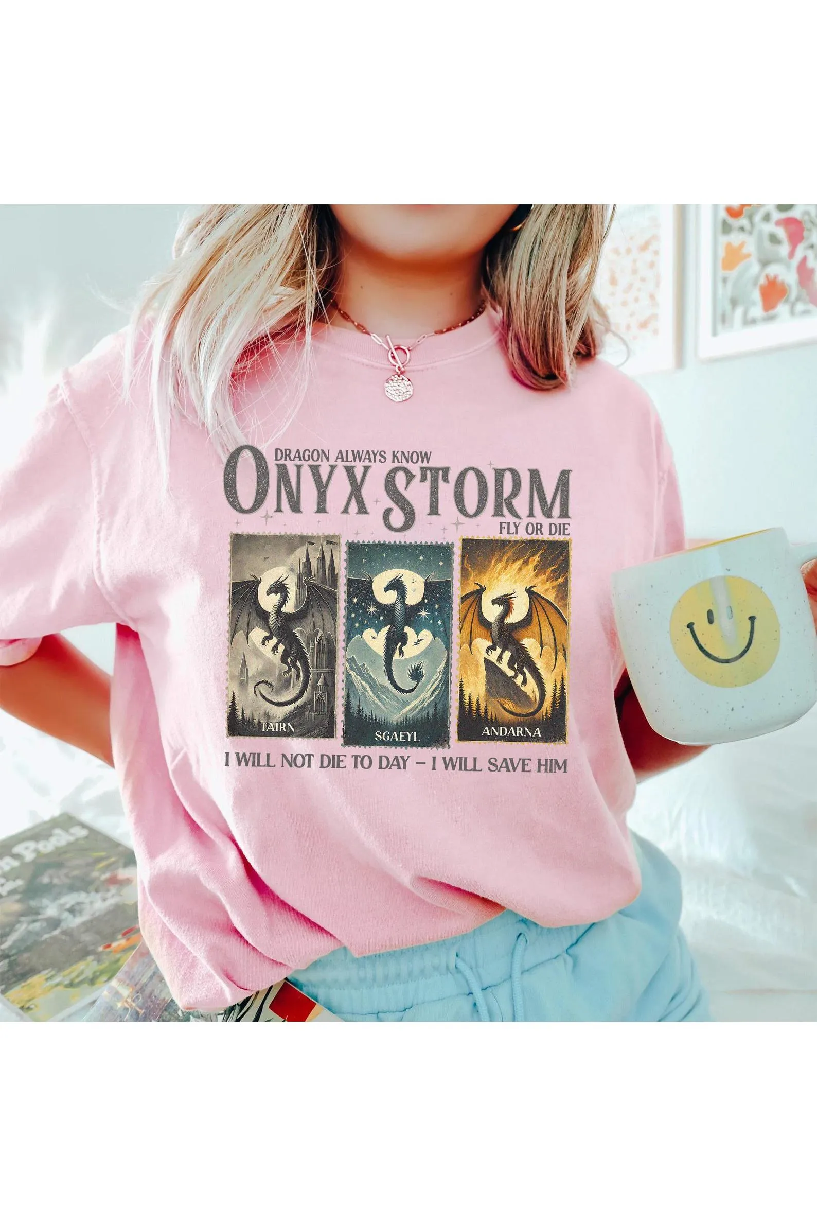 Onyx Storm Brave The Dark Comfort Colors T-Shirt