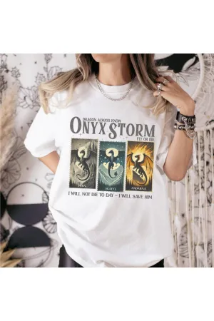 Onyx Storm Brave The Dark Comfort Colors T-Shirt