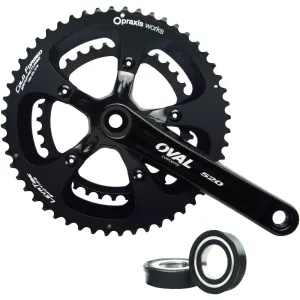 Oval Concepts 520 Praxis Works Compact Chainset - 52 / 36T - 2 x 10 / 11 Speed