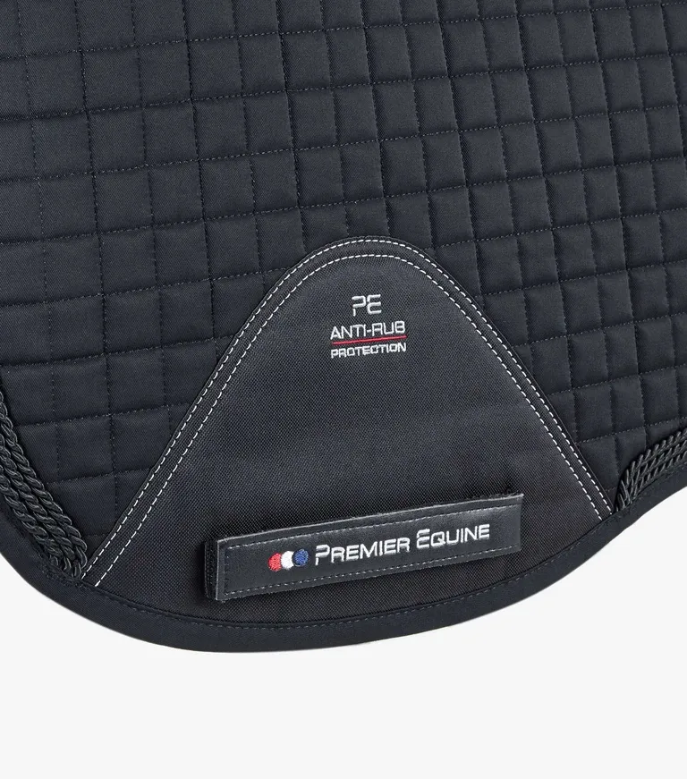 PEI Close Contact Euro Cotton Dressage Pad (Black)
