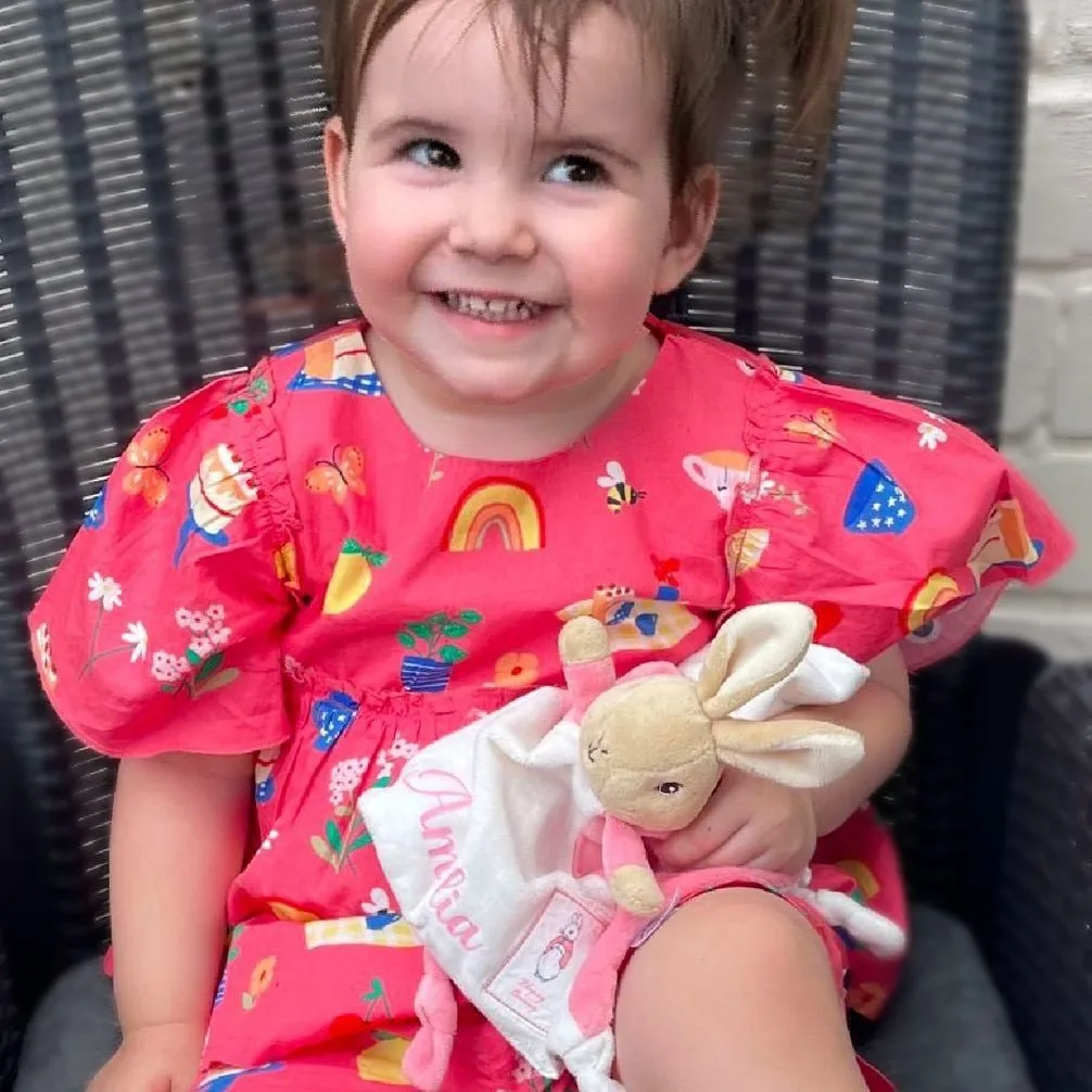 Personalised Flopsy Bunny Comfort Blanket