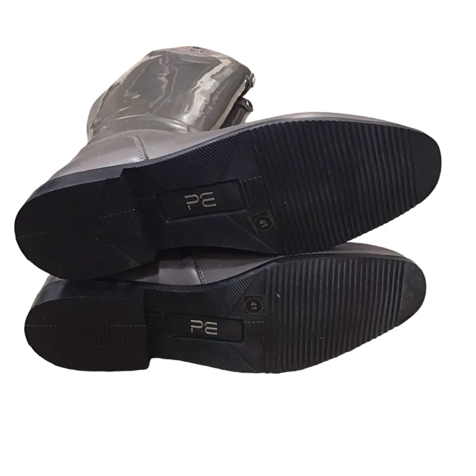 Premier Equine Ladies 41W Grey Dress Boots New - H