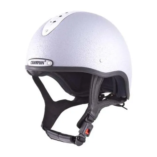Pro-Ultimate Snell Jockey - Riding Hat - Silver Matt