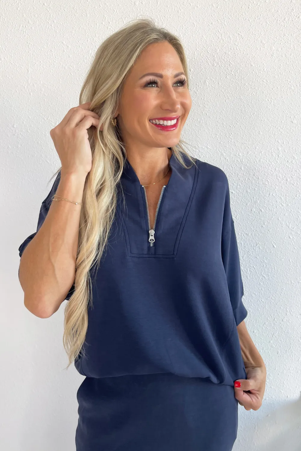Quarter Zipper Top