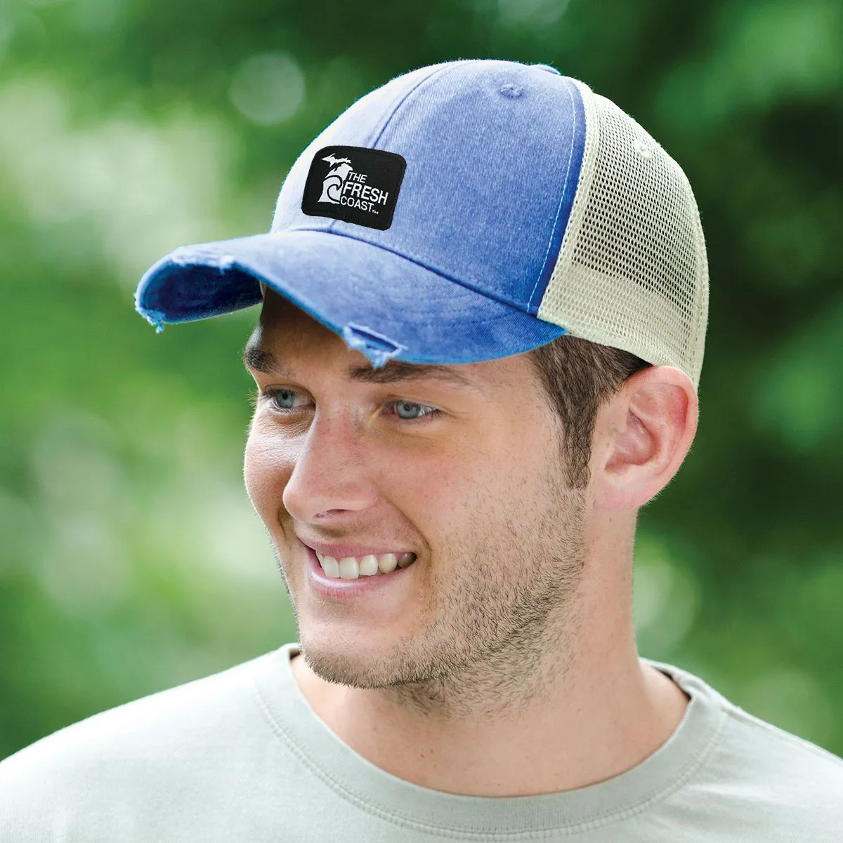 "Fresh Coast" Distressed Comfort Hat