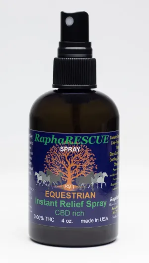 RaphaRESCUE EQUESTRIAN Instant Relief Spray 4oz