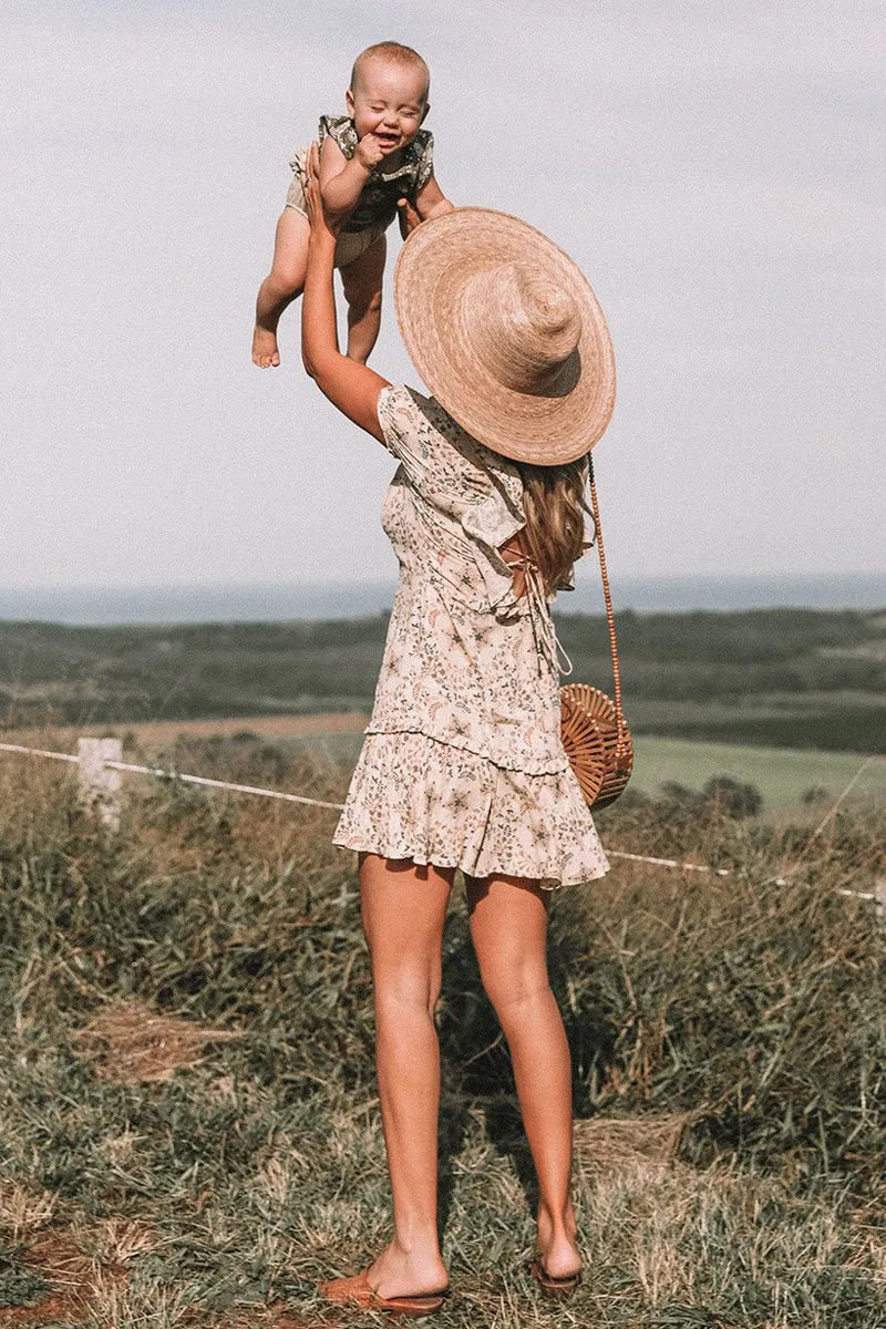 Rayon Ruffled Dress
