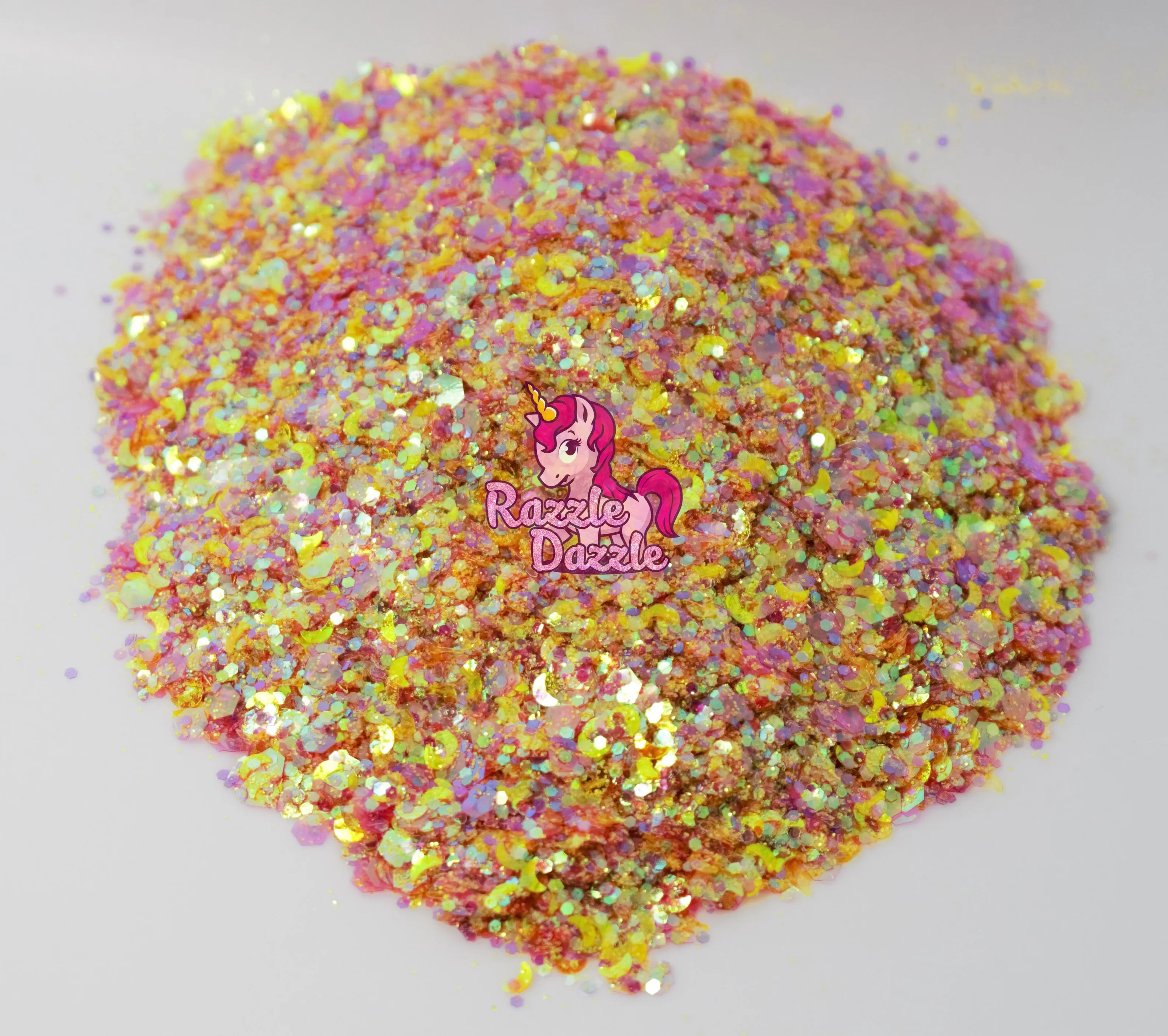 Razzle Dazzle WTF Glitter - Cosmetic Safe, Crafts, Resin Arts, Making Tumblers, Decoration, DIY, Personal Care, Epoxy, Shimmering, Powder, Nail, Durable