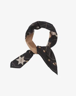 Respect Black Cotton Bandana