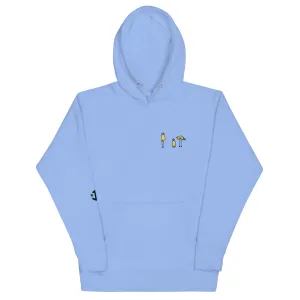 Rikson's "Peep" Hoodie (Light blue)