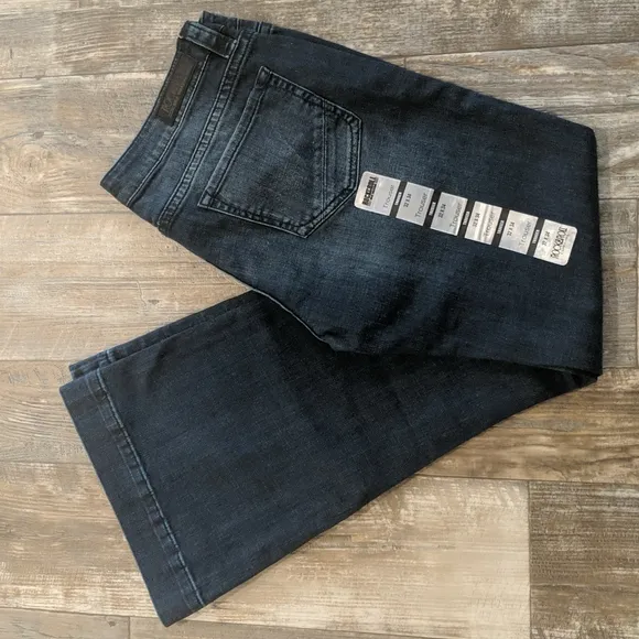 ROCK &amp; ROLL Cowgirl low-rise stretch trousers jeans flares sz 32x34L NWT W8-8486
