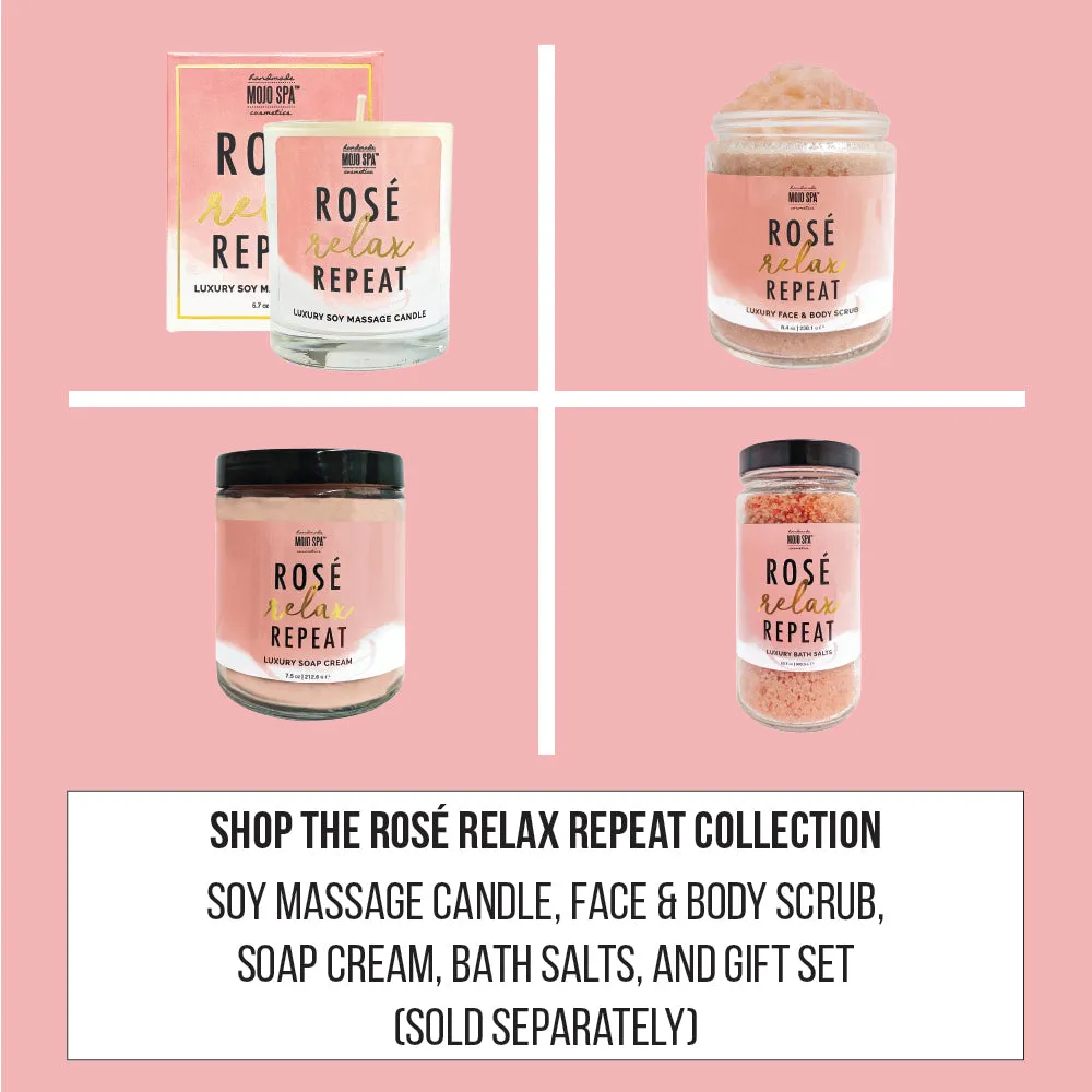 Rosé. Relax. Repeat. Luxury Face & Body Scrub