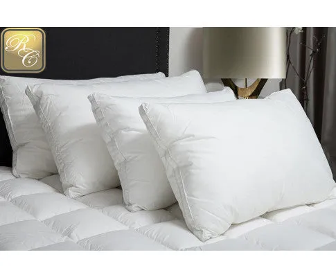 Royal Comfort Cotton 233 TC Luxury Signature Hotel Soft Hypoallergenic Pillow 50 x 90 cm White