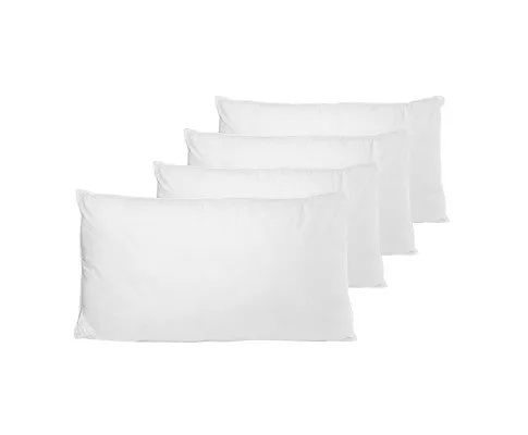 Royal Comfort Cotton Cover 233TC Microfibre Luxury Signature Hotel Pillow - 4 Pack