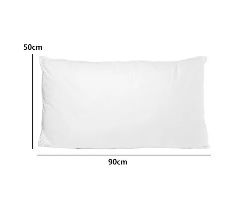 Royal Comfort Cotton Cover 233TC Microfibre Luxury Signature Hotel Pillow - 4 Pack