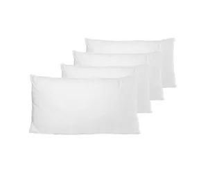 Royal Comfort Cotton Cover 233TC Microfibre Luxury Signature Hotel Pillow - 4 Pack