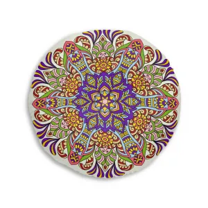 Russia Tufted Floor Pillow, Round