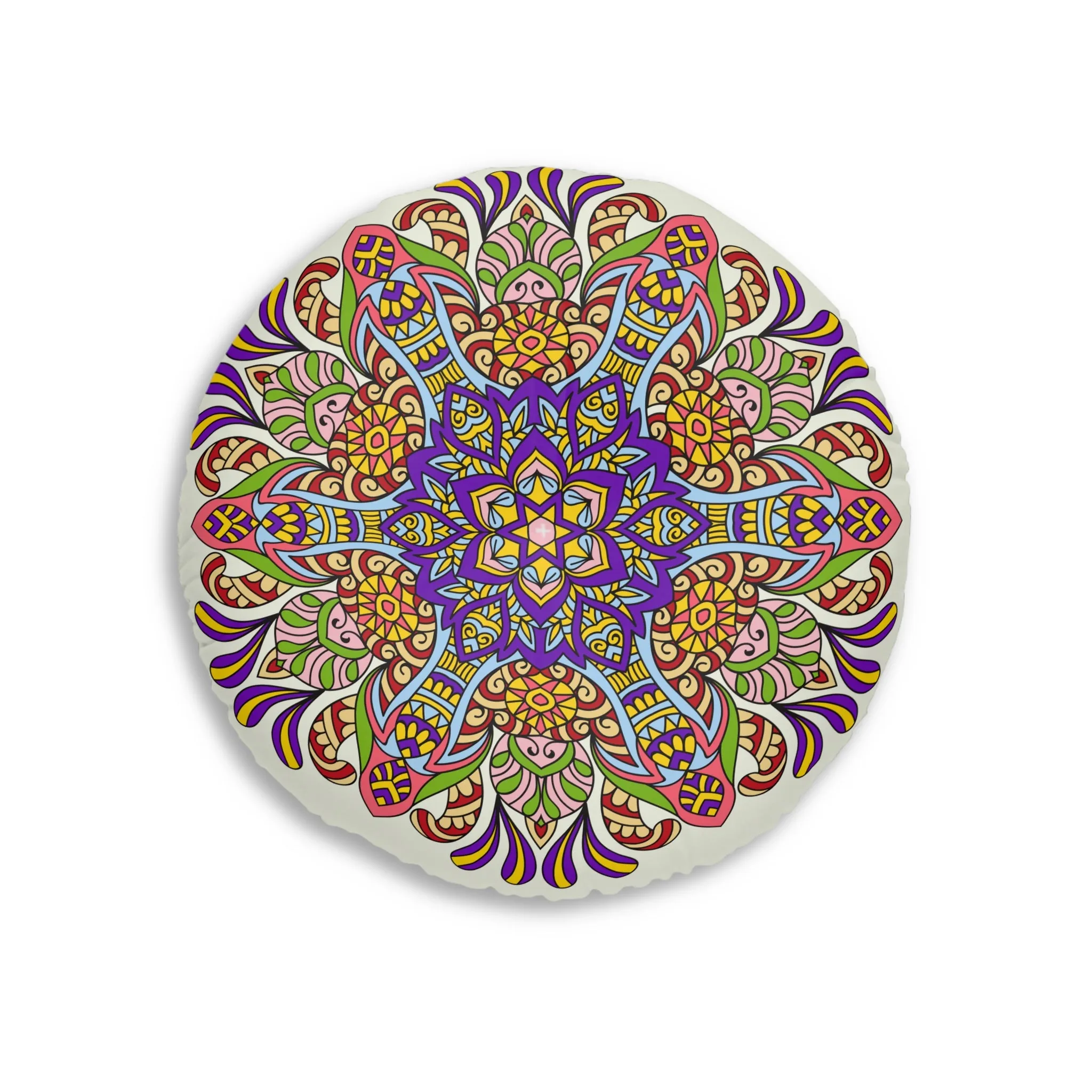 Russia Tufted Floor Pillow, Round