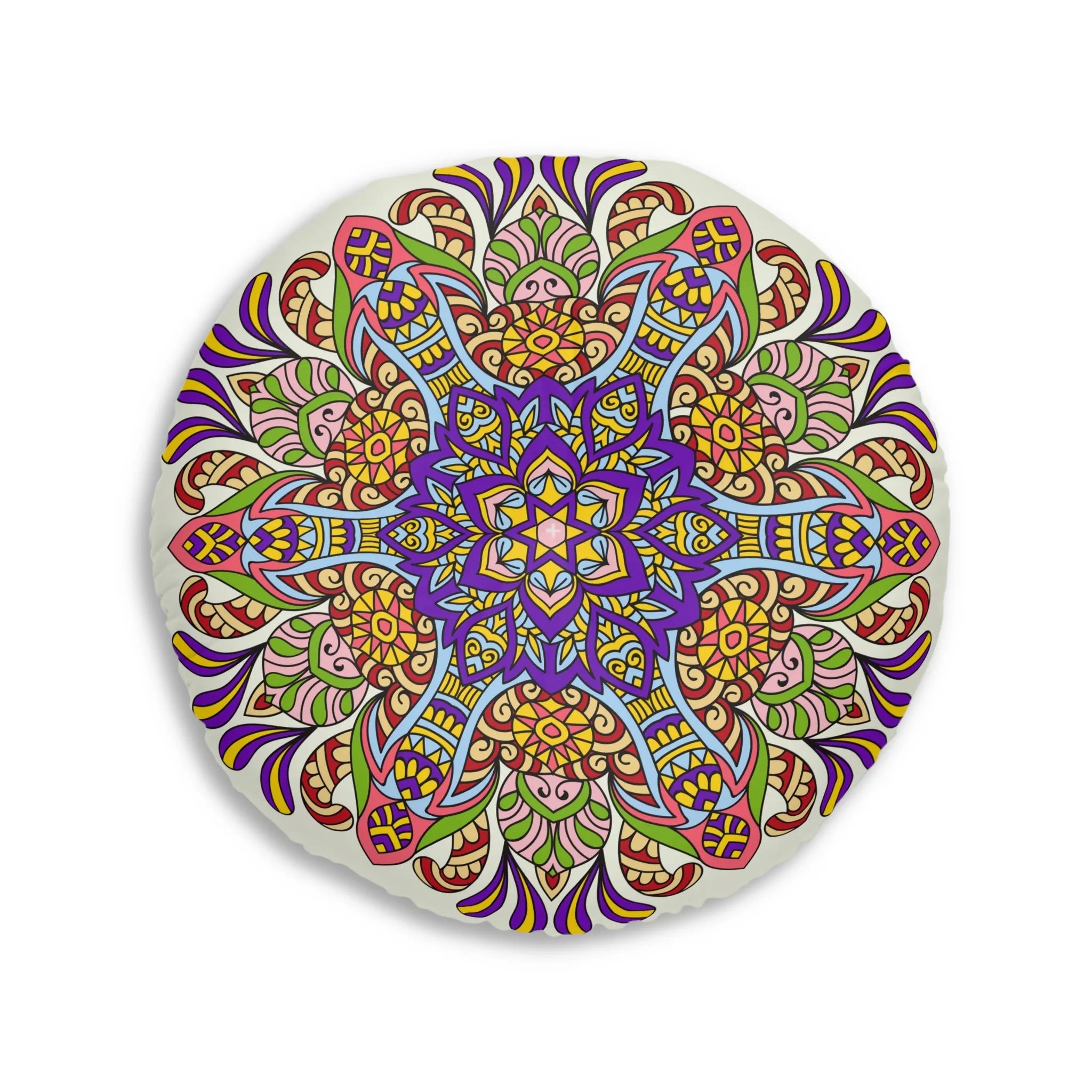 Russia Tufted Floor Pillow, Round
