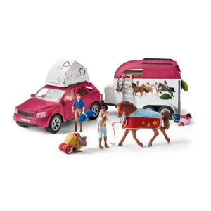 Schleich Toys Horse Adventures Car and Trailer (SC42535)