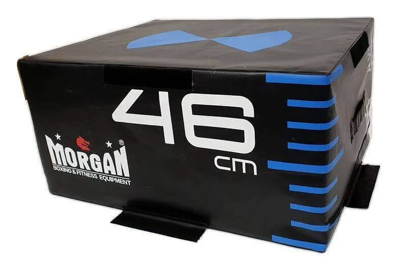 SET OF 3 MORGAN HD MODULAR FITNESS HIGH DENSITY FOAM PLYO BOX 12"   18"   24"