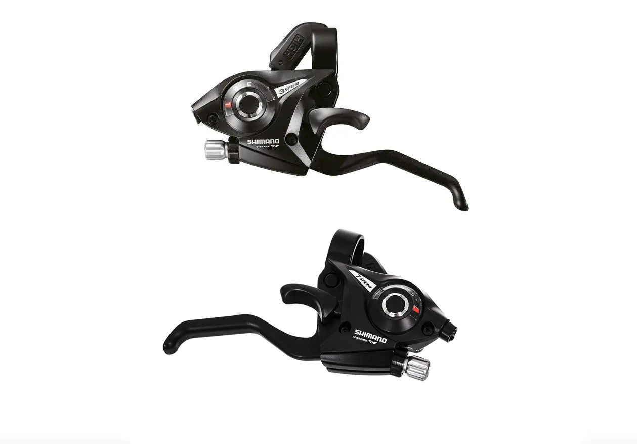 Shimano Altus ST-EF51 7 x 3 Speed Ezi Fire Shifter   Lever Set With Gear Cables