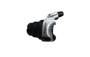 Shimano RS41 Grip Shift Gear Shifter Set - 7 x 3 - Including Gear Wire - Silver