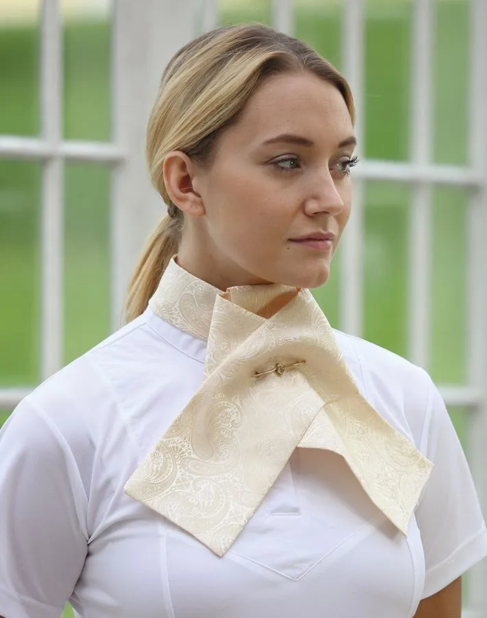 Shires Ready Tied Brocade Riding Stock