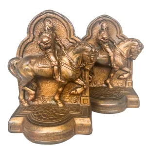 Stately Warrior Bookends
