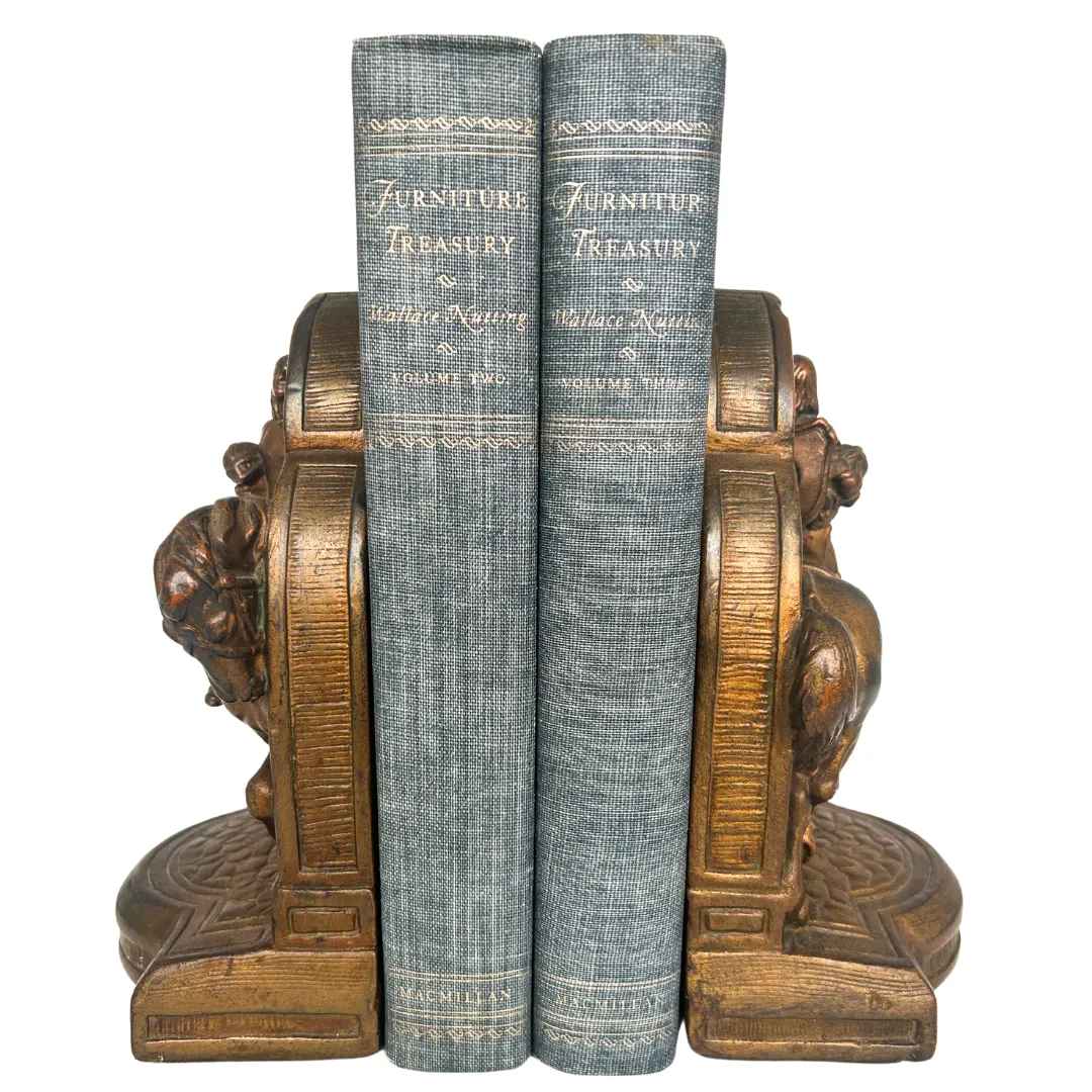Stately Warrior Bookends