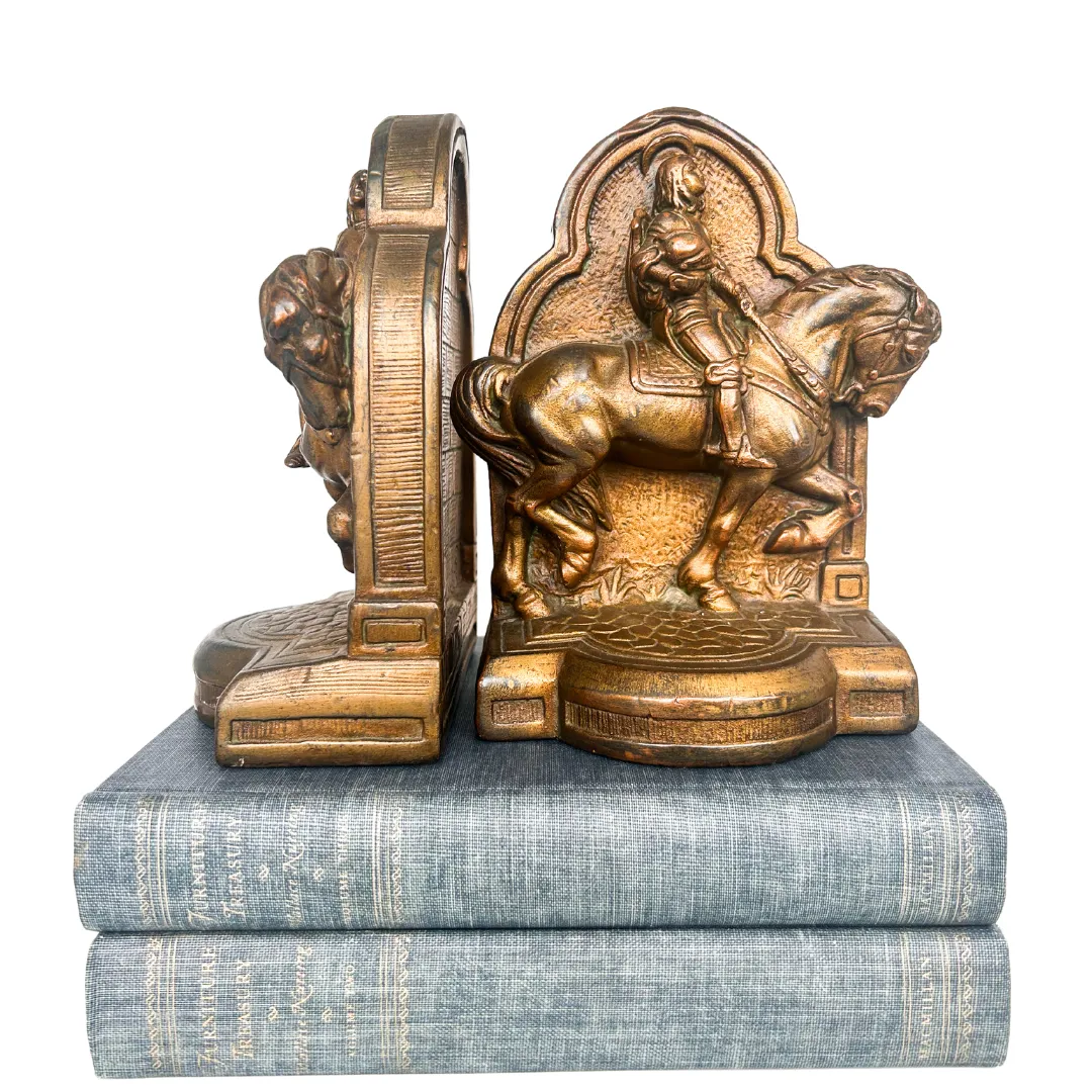 Stately Warrior Bookends