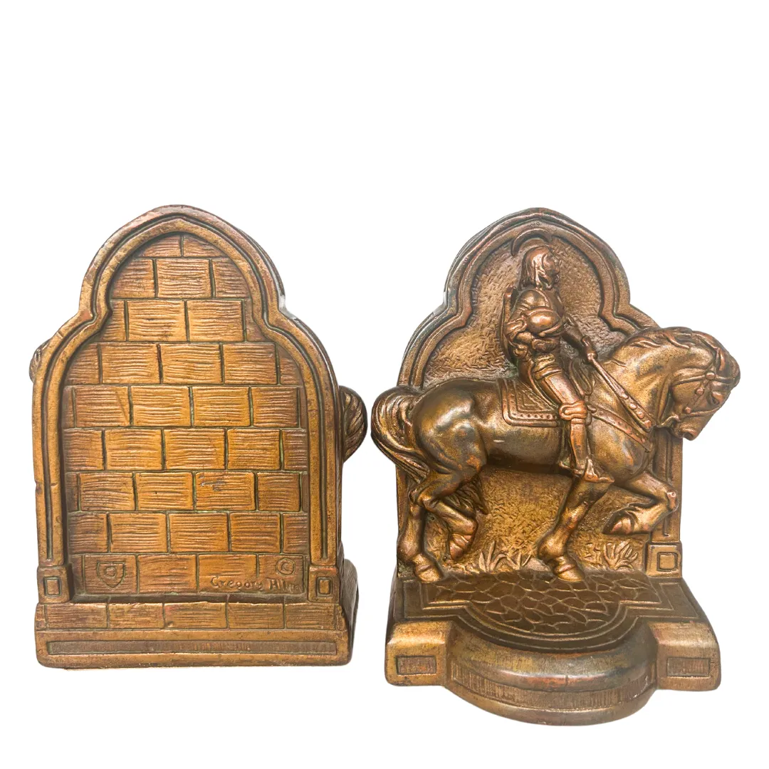 Stately Warrior Bookends