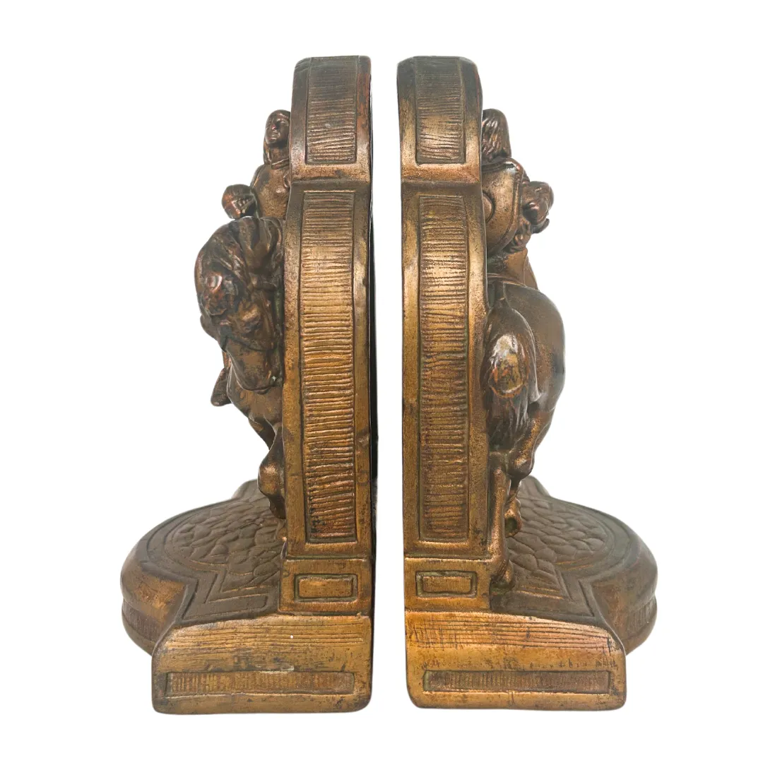 Stately Warrior Bookends