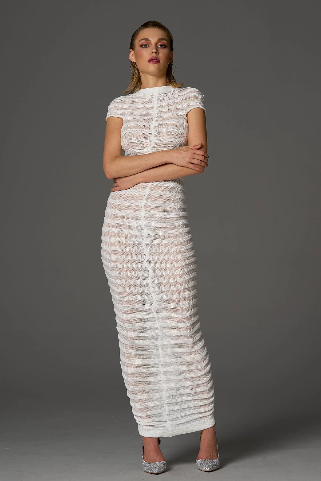 Stormi Casual White Dress