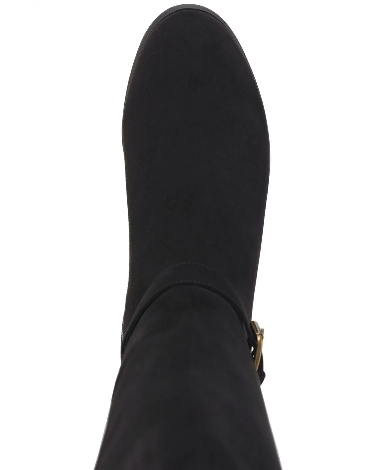 Style & Co Womens Kimmball Wide-Calf Over-The-Knee Boots Black 11M-WC