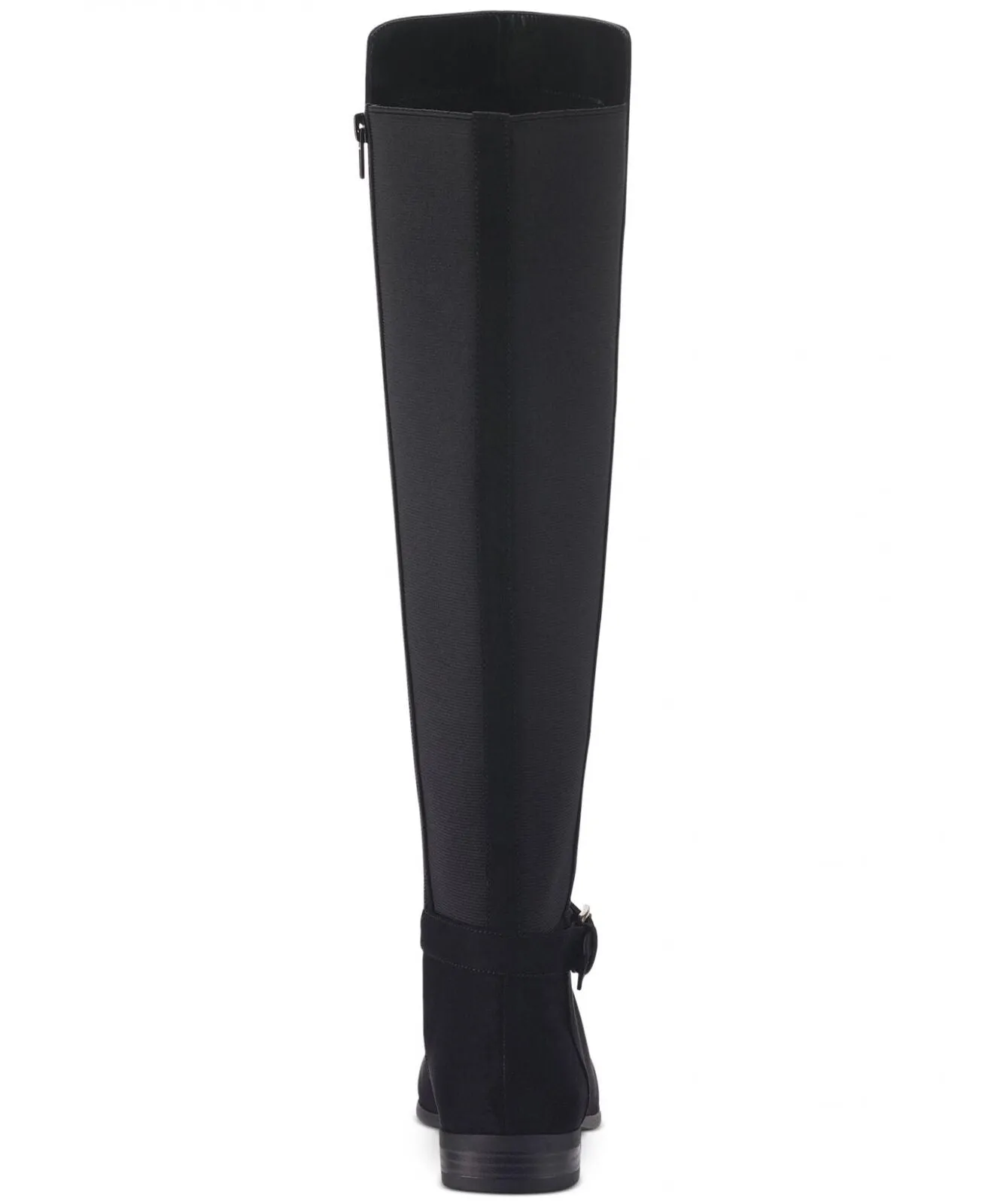 Style & Co Womens Kimmball Wide-Calf Over-The-Knee Boots Black 11M-WC