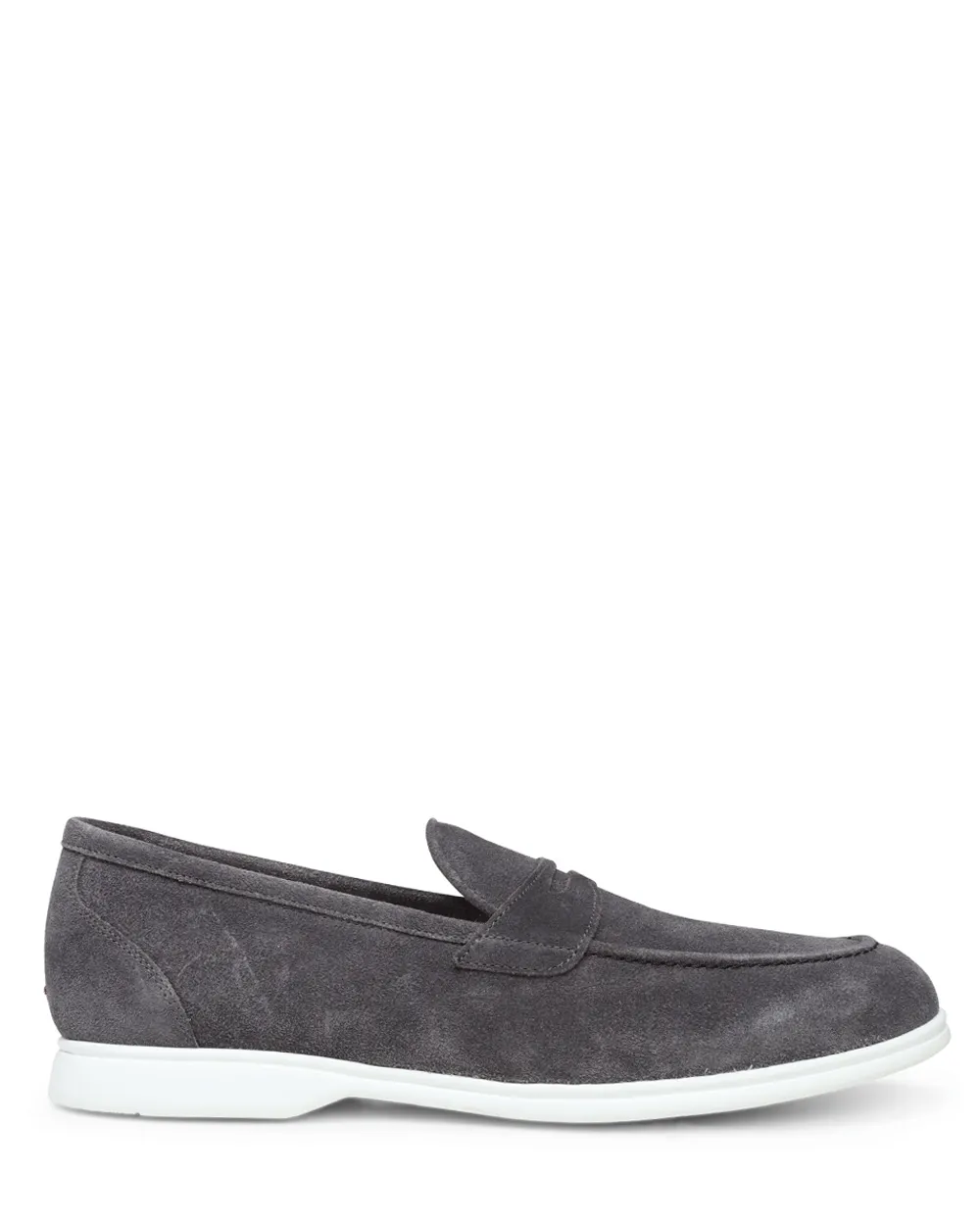 Suede Casual Loafer in Anthracite