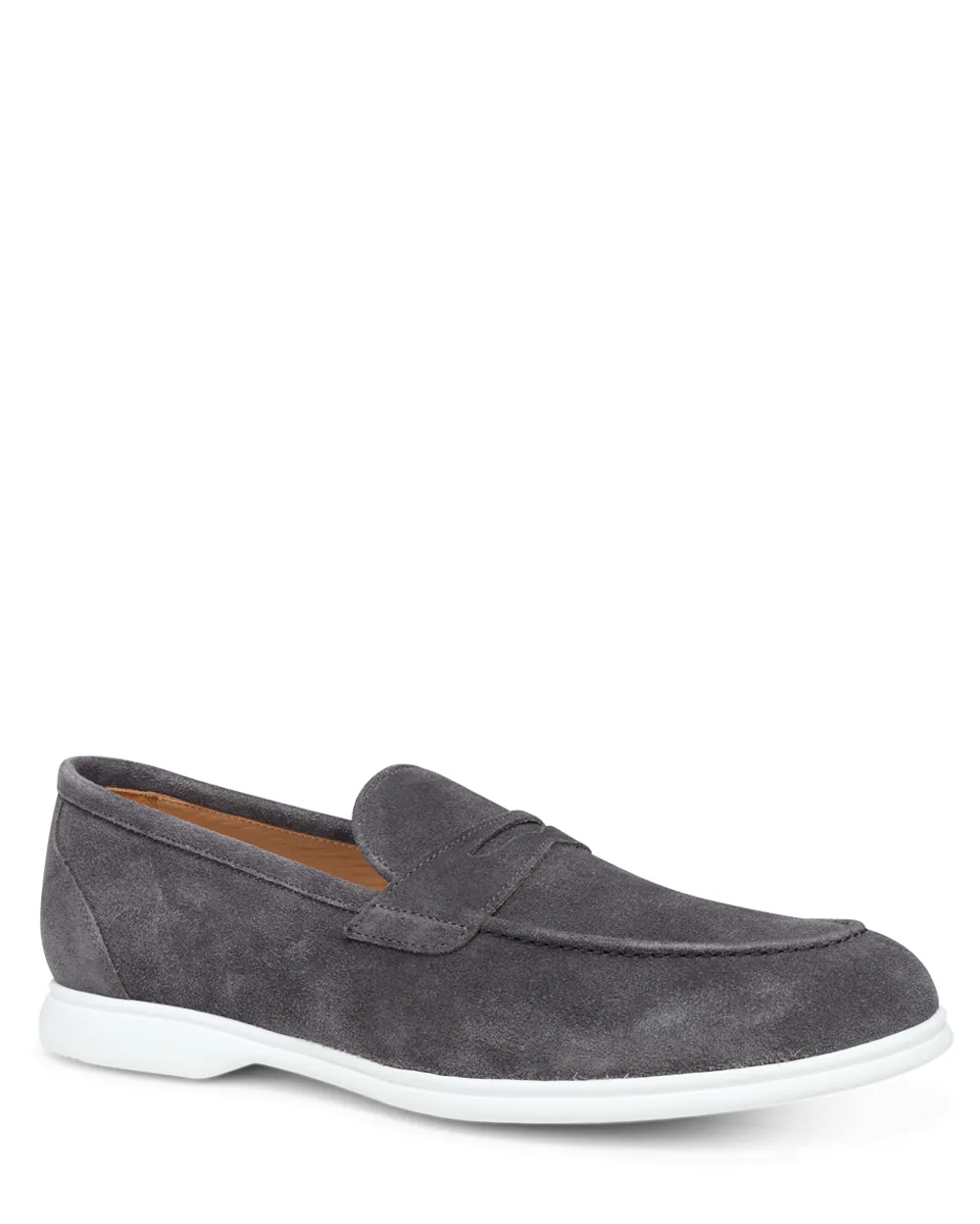 Suede Casual Loafer in Anthracite