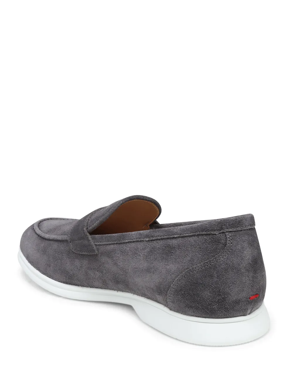 Suede Casual Loafer in Anthracite