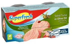 SuperFresh Tuna in Olive Oil - HALAL (2x160 gr)