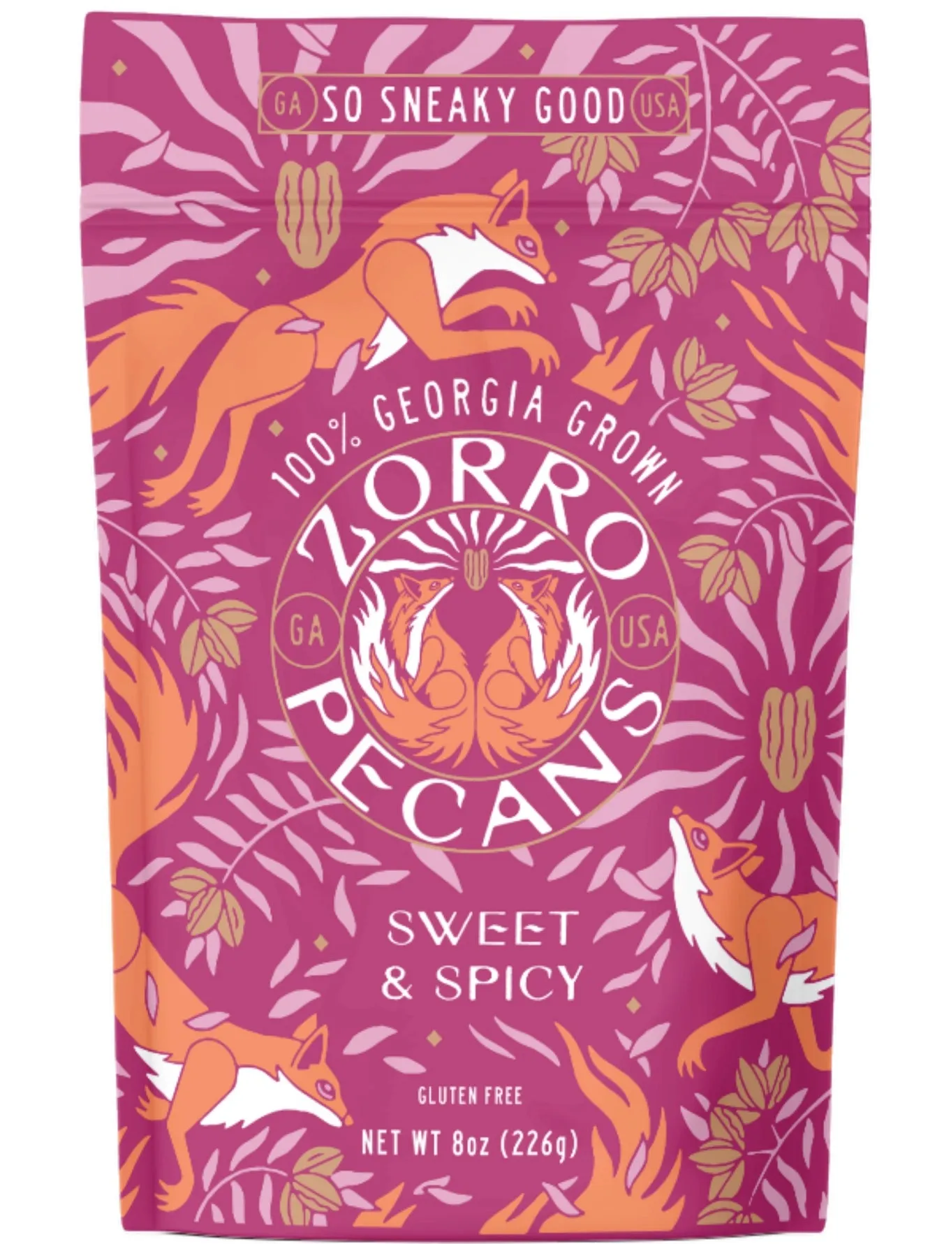Sweet & Spicy Zorro Pecans