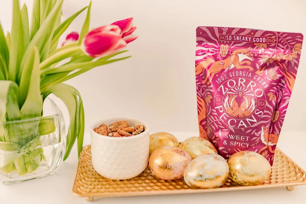 Sweet & Spicy Zorro Pecans