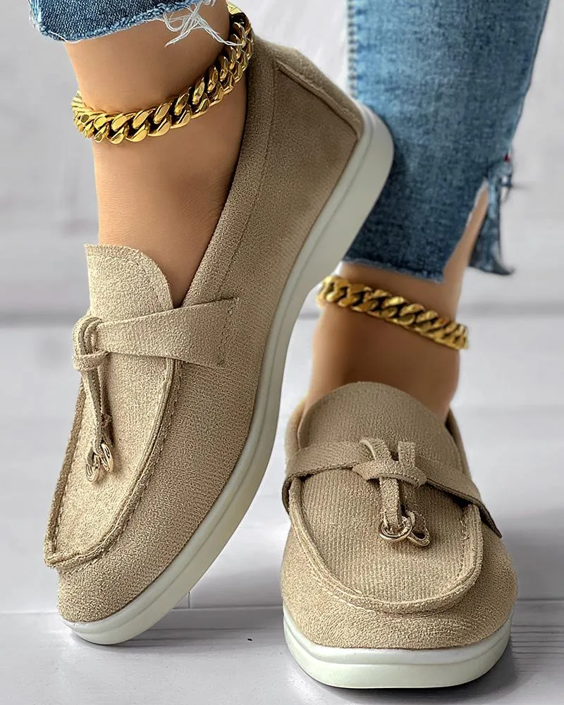 Tassel Design Slip on Casual Loafers