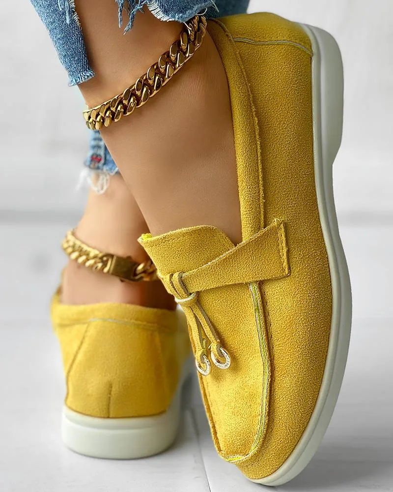 Tassel Design Slip on Casual Loafers