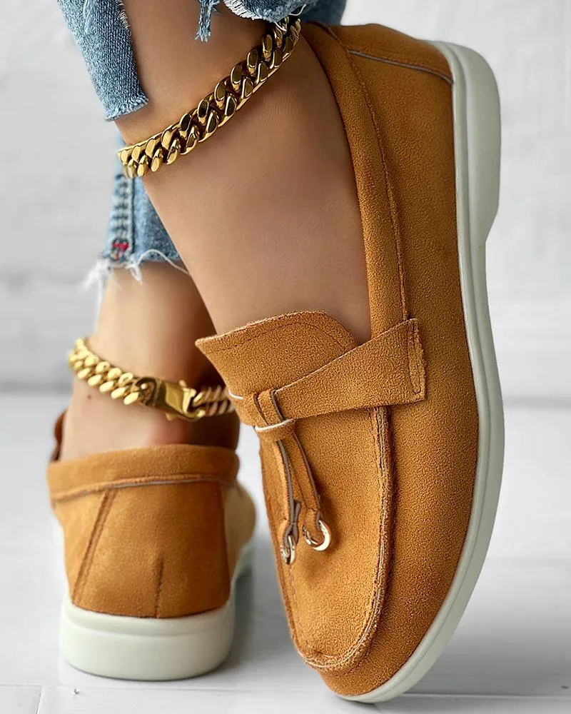 Tassel Design Slip on Casual Loafers