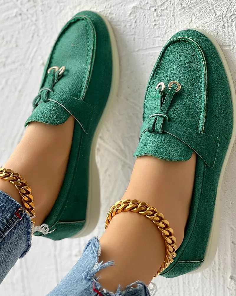 Tassel Design Slip on Casual Loafers