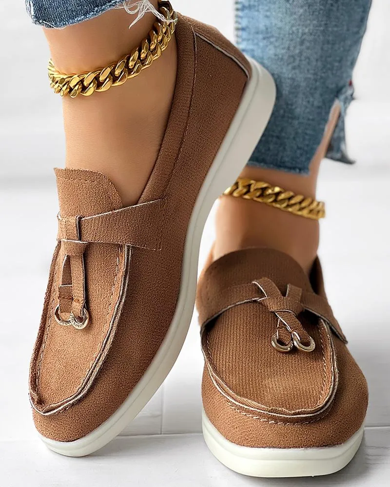 Tassel Design Slip on Casual Loafers