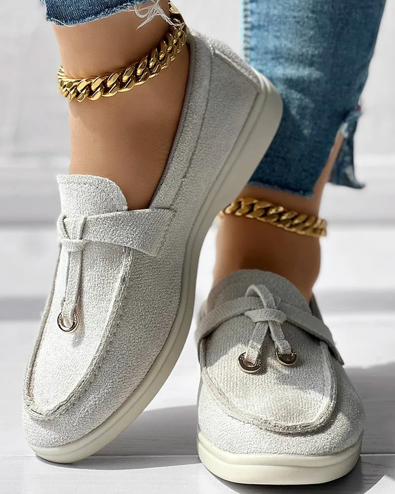 Tassel Design Slip on Casual Loafers