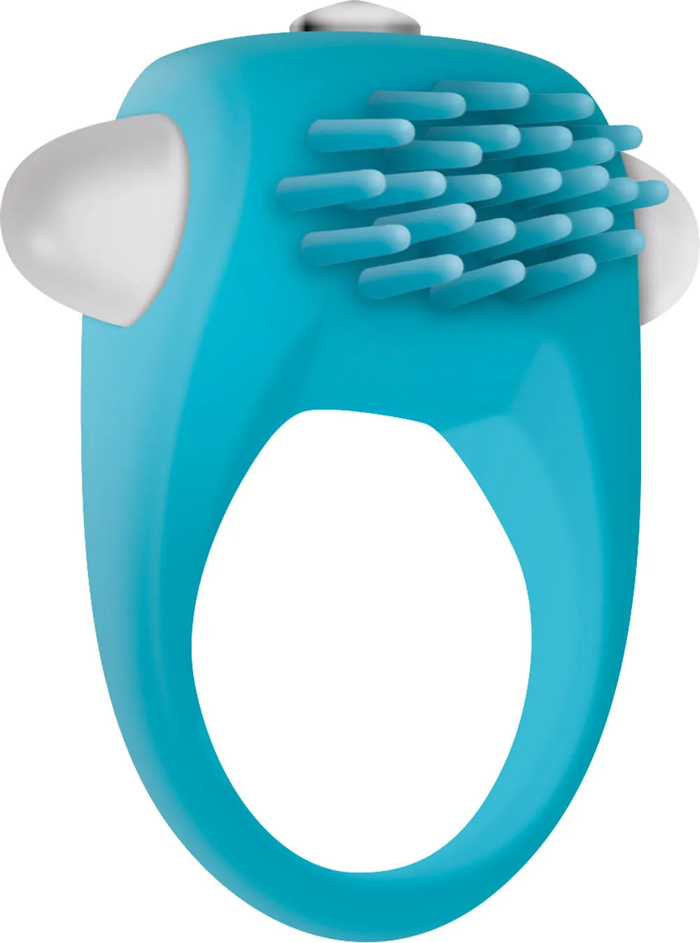 Teal Tickler Silicone Vibe C-Ring