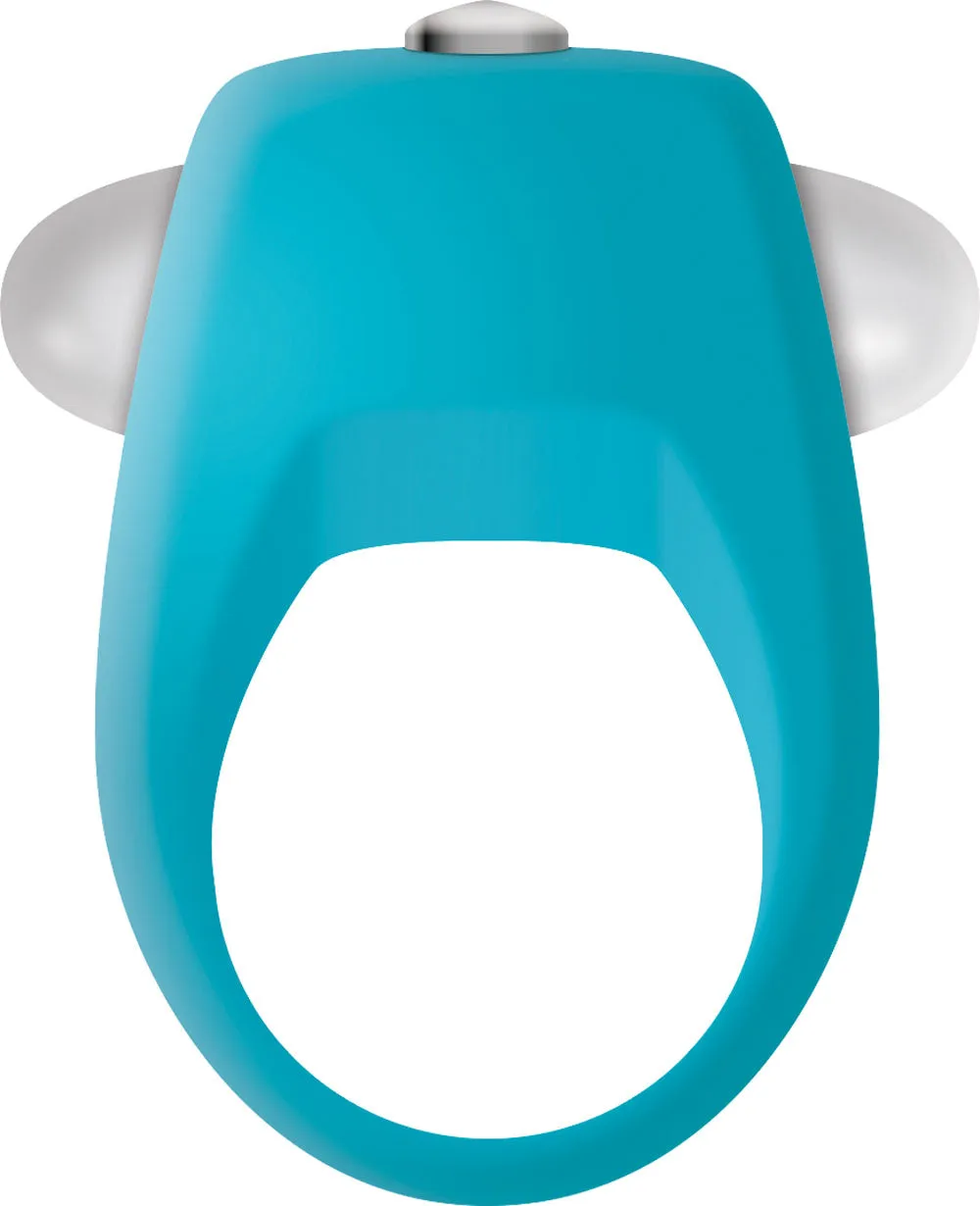 Teal Tickler Silicone Vibe C-Ring